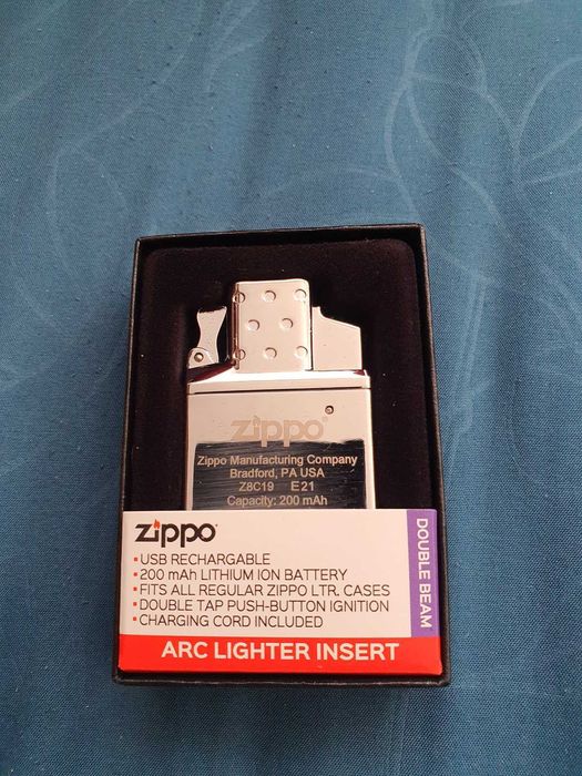 Bricheta Zippo arc electric cu plasma Windproof incarcare USB noua