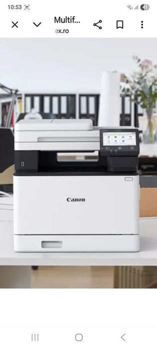 Imprimantă-Multifunctional Laser color Canon i-SENSYS MF754Cdw, ADF, 250 coli