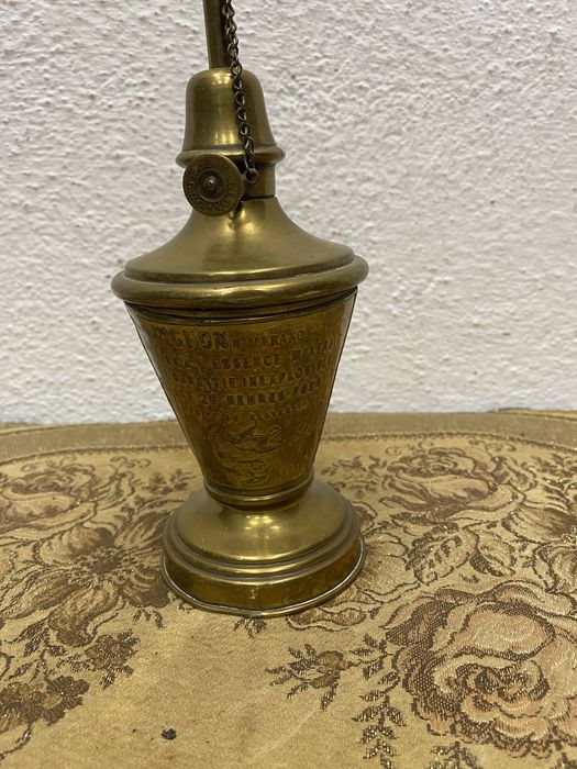 Френска газена лампа от месинг