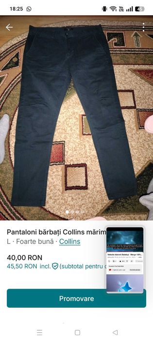 Pantaloni bărbați collins mărime L