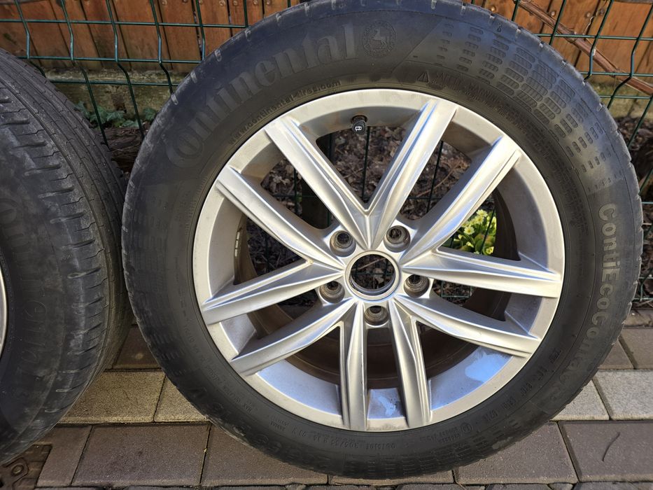 Jante aliaj Golf 6-7 16" cu anvelope Continental