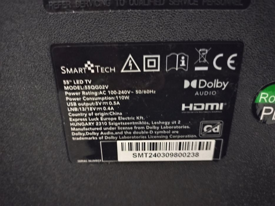 Televizor LED Smart Tech Smart T 139 cm