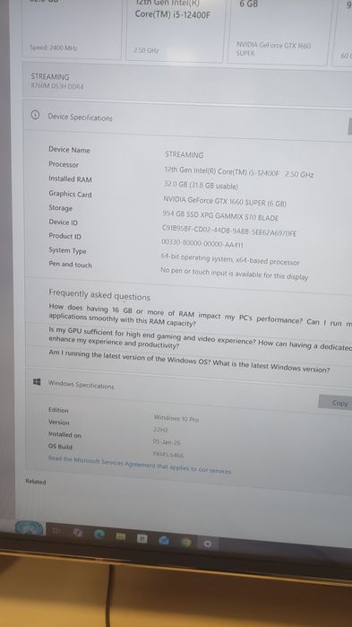 Kit i5 12400f cooler+ GigabyteB760MSH3+32GB  Ram3600(carcas+sursa )