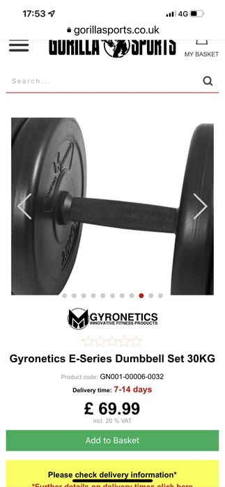 Gantere reglabile set 30 kg, noi made in germany 15 kg+15 kg=30 kg noi