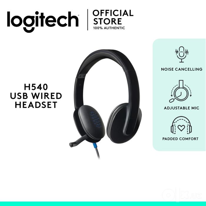 # Наушник Logitech H540 USB для Call центров и для компьютера