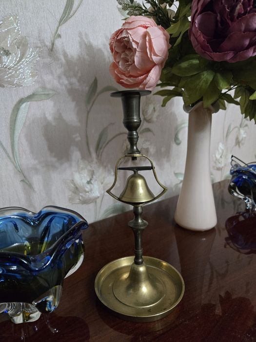 Подсвечник латунь