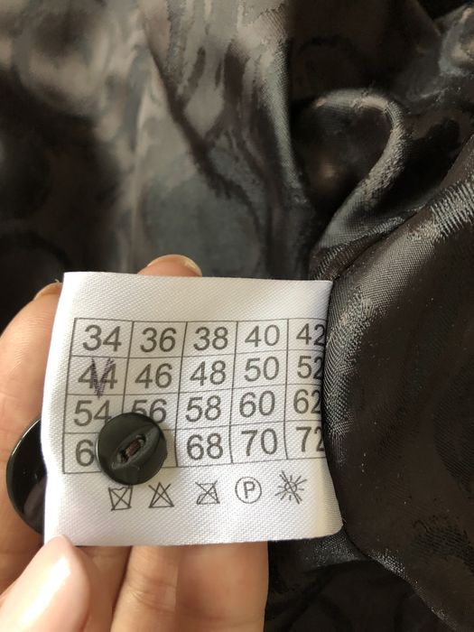 Шуба из мутона 44 размер