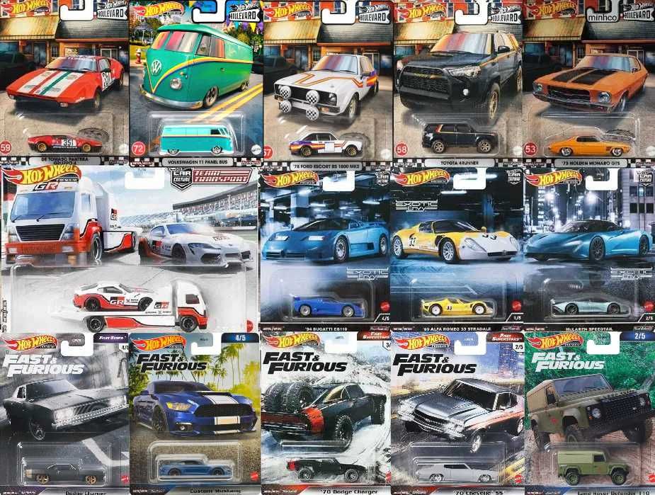 Метални колички Hot Wheels мащаб 1:64.Нови,в неразпечатвани блистери