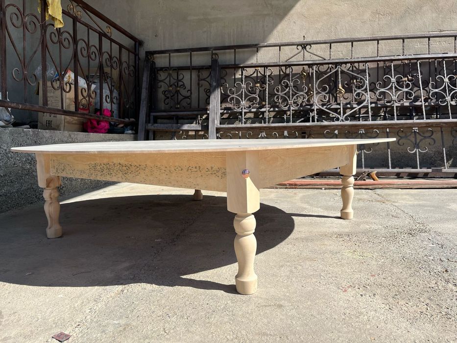 Дөңгелек жер стол 140 см