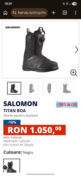 Boots snowboad | Salomon Titan BOA |  42