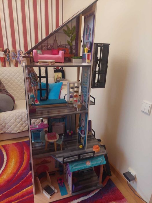 Casuta papusi din lemn City Life Marva Kidkraft