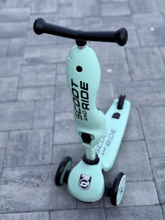 Trotinetă copii 2 în 1 - Scoot and Ride - culoare Kiwi