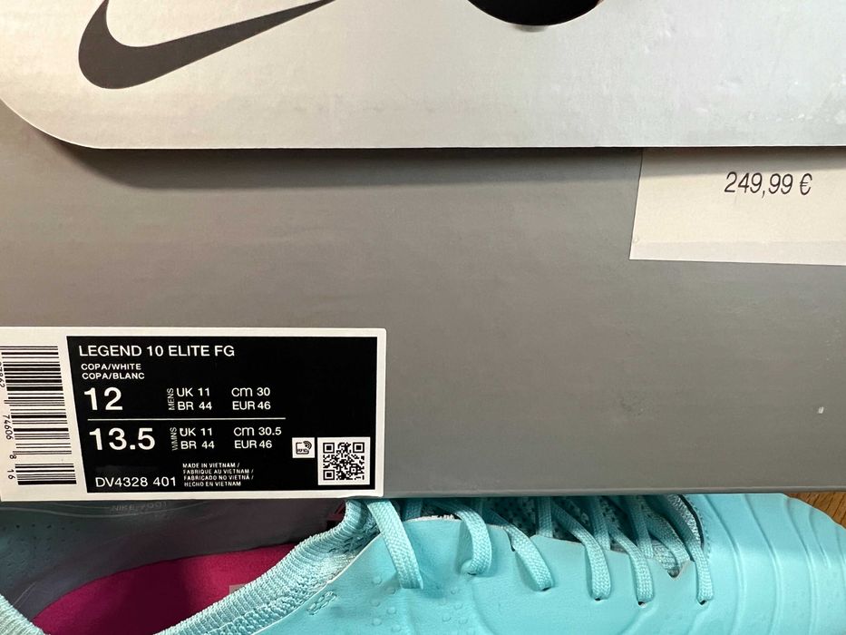 nike tiempo LEGEND 10 elite ACC бутонки ,калеври ,футболни обувки номер 46