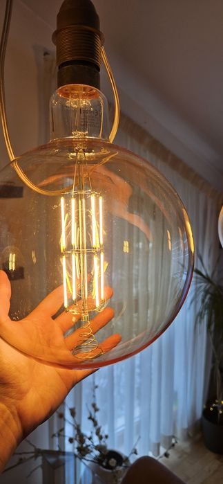 5 LED крушки E27 g200 8W 810lm 1800K златиста димеруема