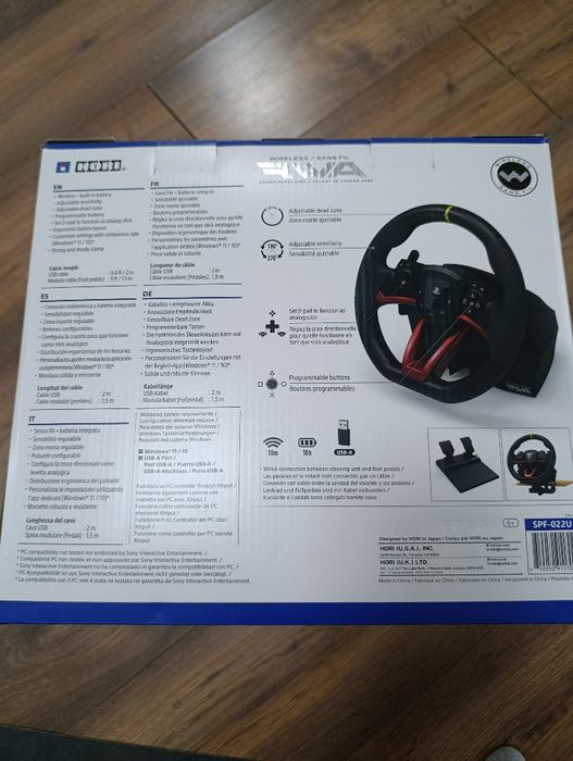 Руль Wireless racing wheel APEX: PS4, PS5