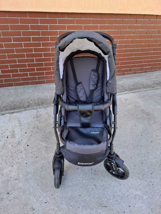 Vand carucior Krausman - Combo Max Dark Grey – Testat ADAC