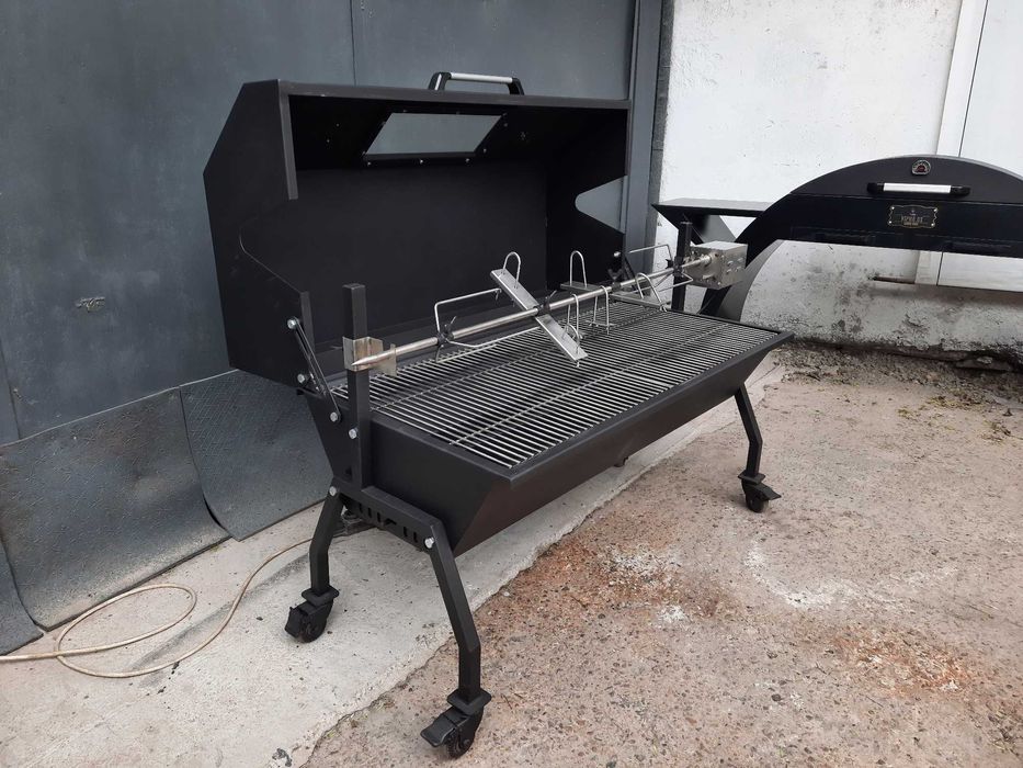 Гриль-вертел с крышкой Pro-072. Есть доставка