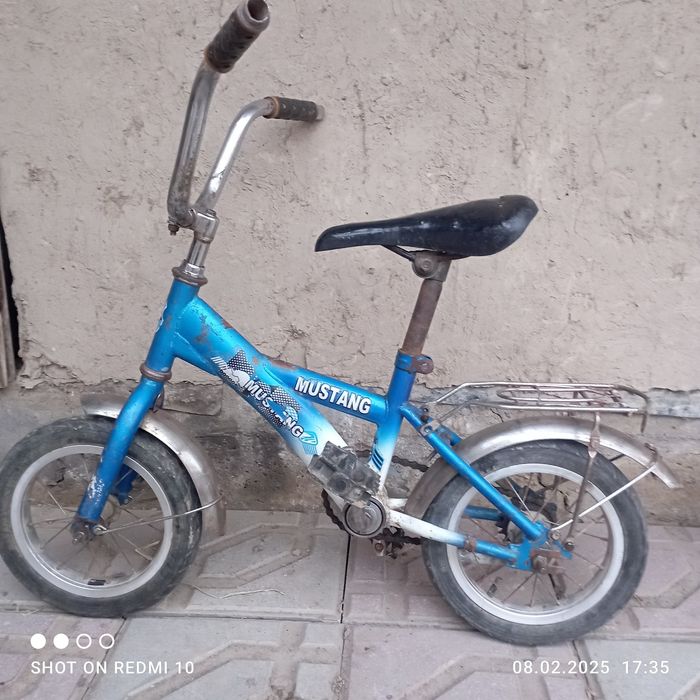 кішікентаи велосипед жүріп тұр