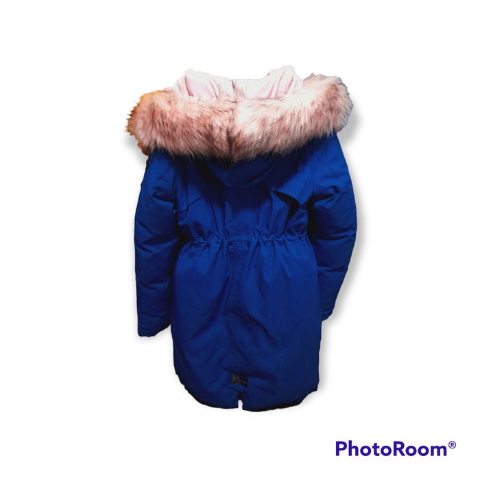 Куртка-парка синего цвета