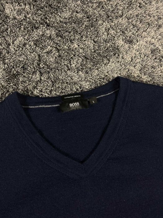 Boss Extrafine Merino Wool Sweater Мъжки Пуловер