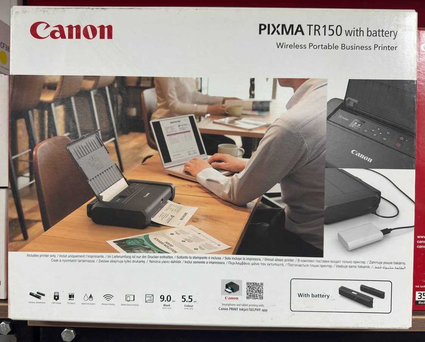 Портативный Принтер Canon PIXMA TR150 Бизнесменлар учун кўчма принтер