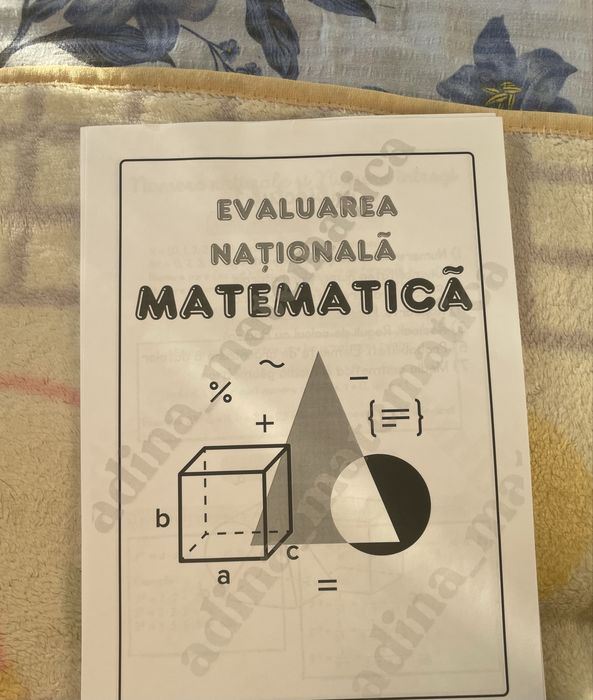 Vand culegere matematica care te ajuta pentru nota 10 la EN