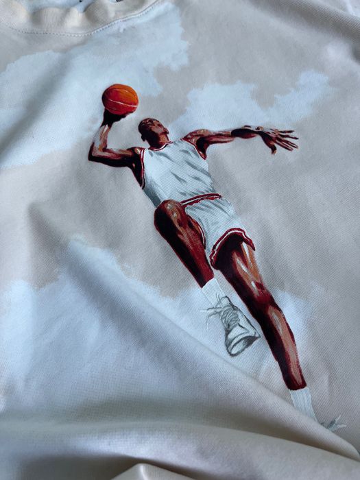 Мъжка овърсаиз блузка : Jordan Statement 85 Printed Crew Tee XS