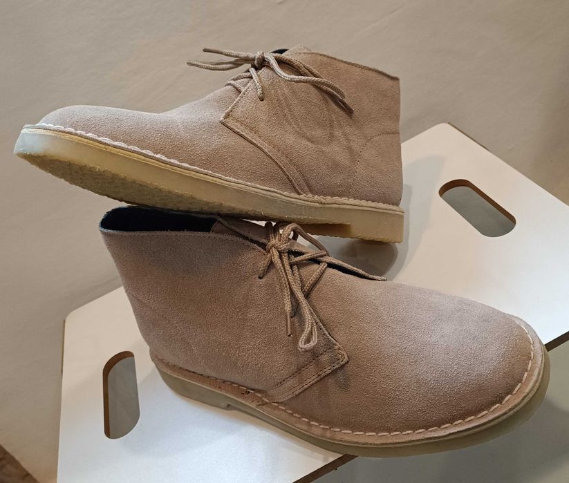 Chete chukka premium Boston Bros NOI 41.5 42 piele naturala moale