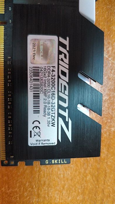ОЗУ DDR4 g.skill 32Gb (16х2)