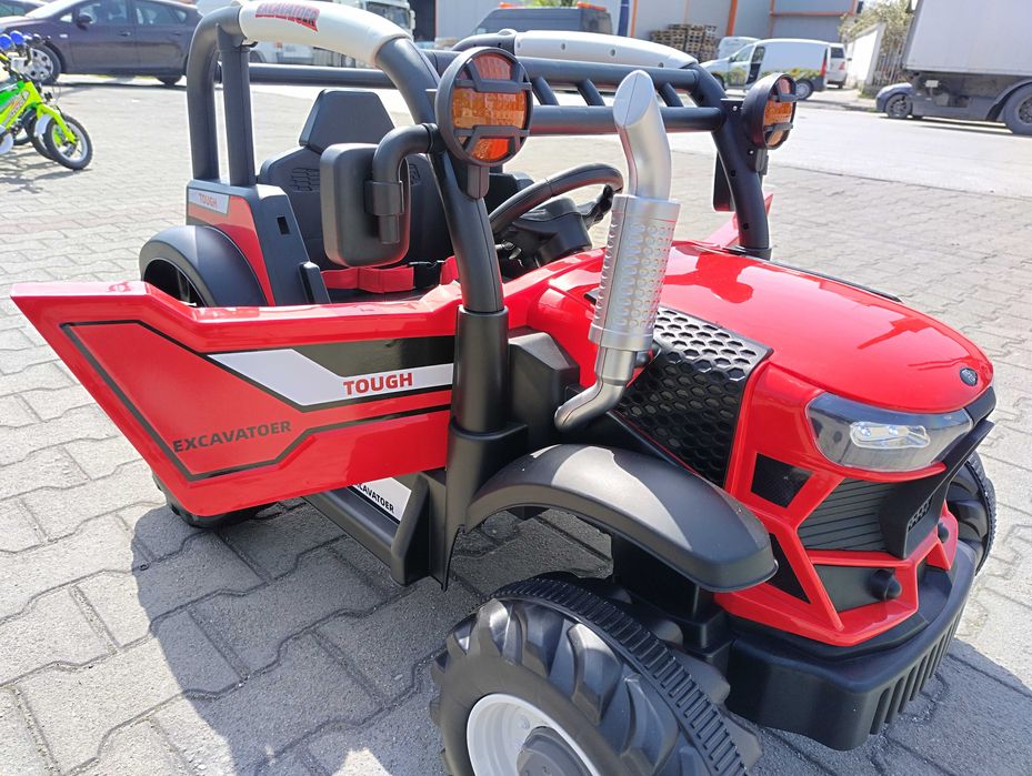 TEXAS акумулаторен трактор HARVEST червен