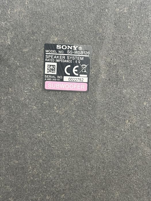 Sony Subwoofer добро състояние