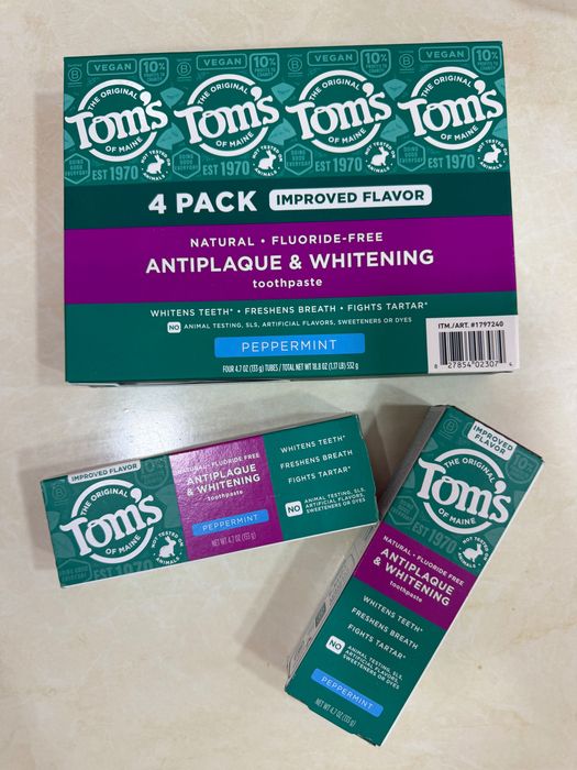 Tom’s табиий тиш пастаси USA