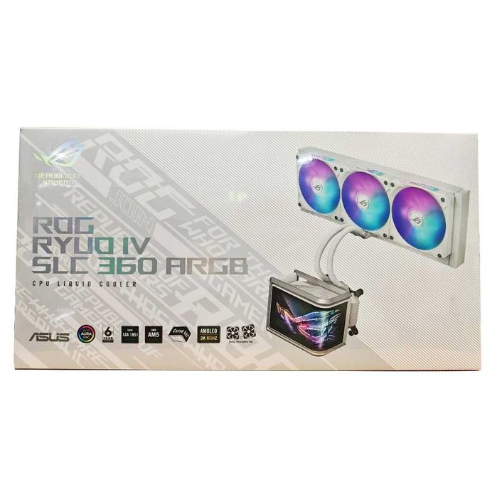 cooler CPU ASUS ROG Ryuo IV SLC 360, varianta pe alb, nou