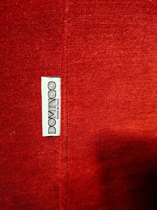 Canapea  Living – Made in Italy – catifea roșie – stil clasic italian