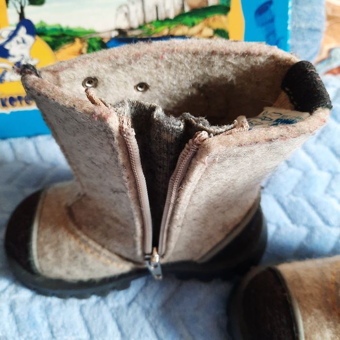 Детские сапожки валенки