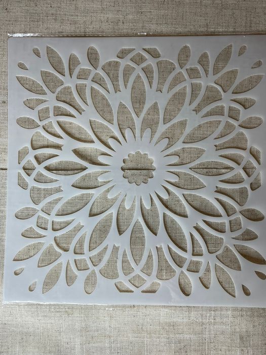 Шаблон за тебеширена боя 30x30см, мазилка, боядисване, декорация