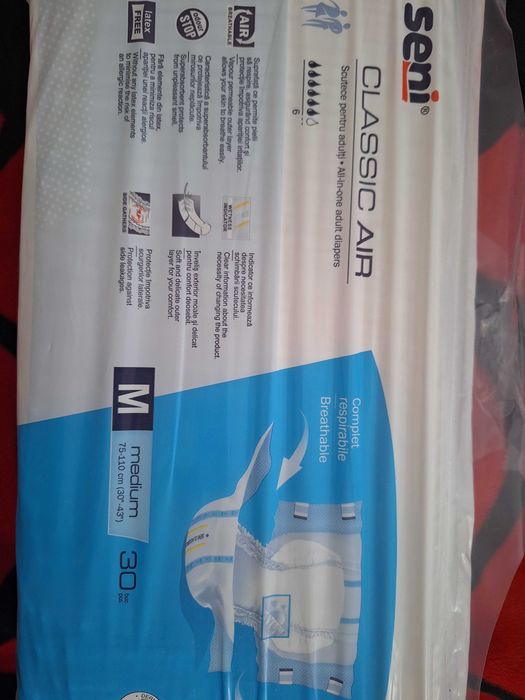 Pampers adulți, marimea M, 30 buc/ pachet, 4 pachete