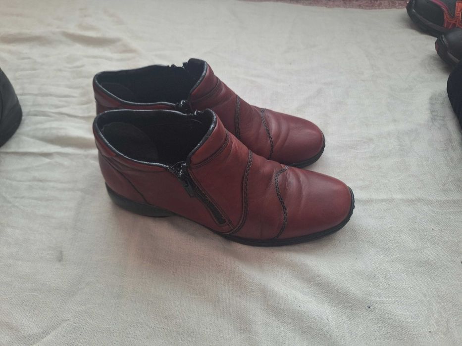 Дамски обувки Rieker от естествена кожа 39 н