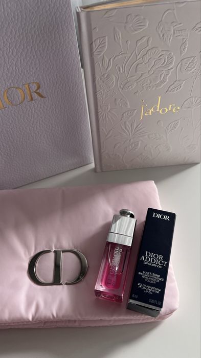 Dior набор lip glow oil оригинал масло блеск для губ