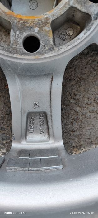 Диски R15 вылет 35 Мерседес w124 б/у