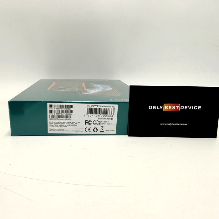 Telefon mobil Cubot KingKong ES Negru 5G 16GB RAM (6GB+10GB) 128GB