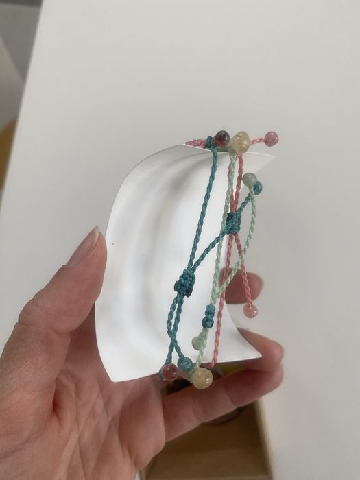 3 бр ръчноизработени гривни Green Life