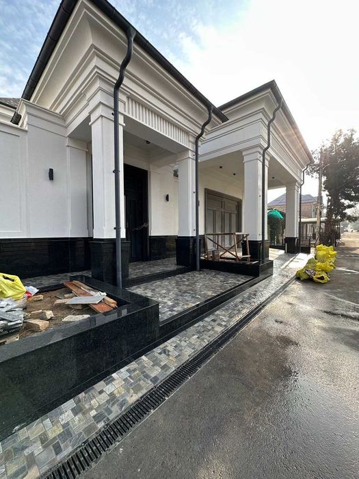 Травертин фасад в Ташкенте туникабонд алюкабонд кровельные работы