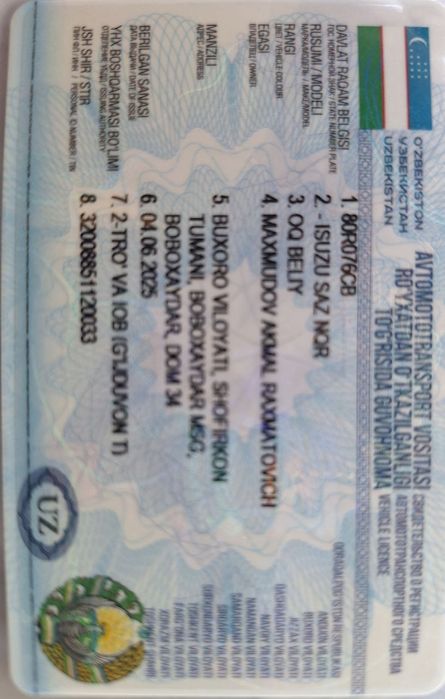 Isuzu Sotiladi 5 tonnalik