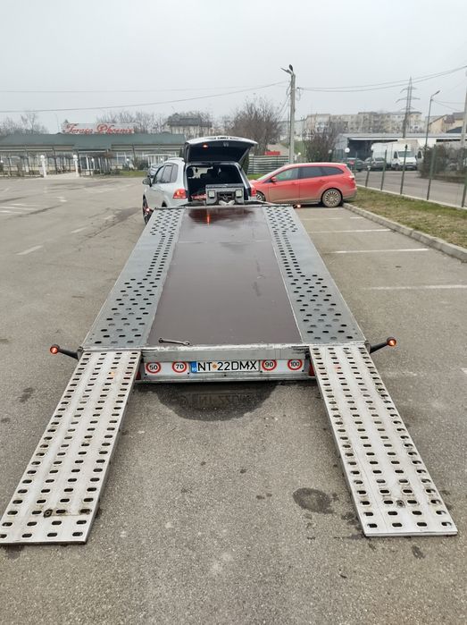Platforma auto Bockmann 2,7t rabatabila hidraulic Roman • OLX.ro