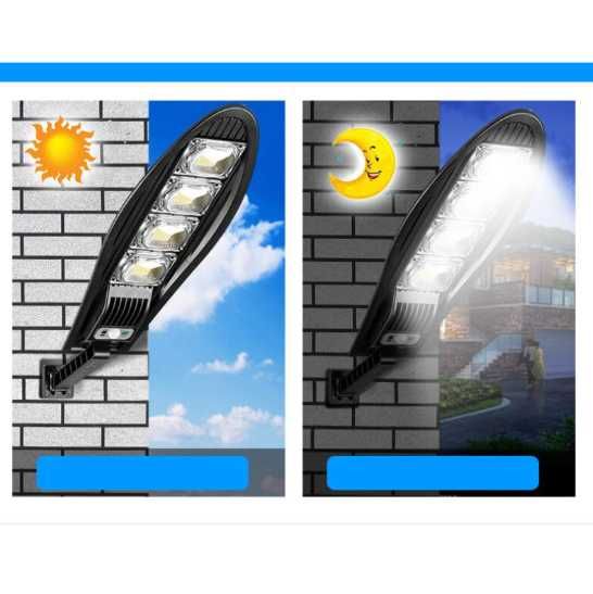 Улична соларна лампа W779B 80W три режима на светене дистанционно