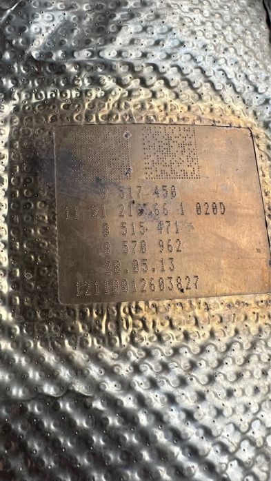 Dpf bmw f01 f02 f06 f07 f10 f11 f12 f13 f14 f15 f16 x5 x6 f20 f30