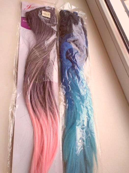 Волосы яркие для костюма