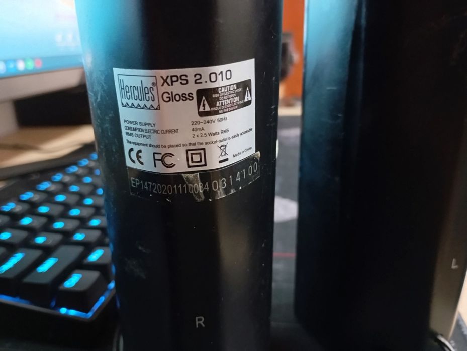 Boxe active pc Hercules 2x5 W XBass