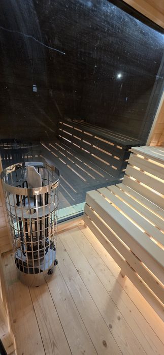 Ansamblu SPA Monte Carlo 2 in 1 saună și jacuzzi/ciubăr